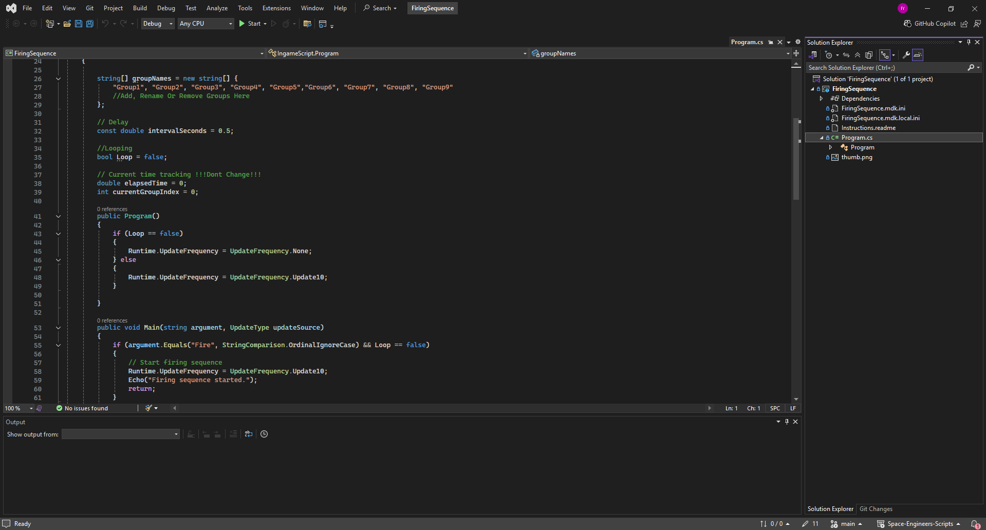 Space Engineers Scripting